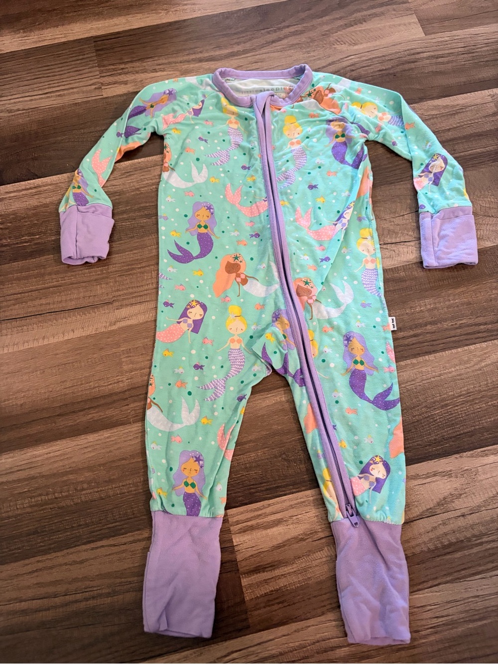 Little Sleepies Retired Mermaid Print 3-6 Months